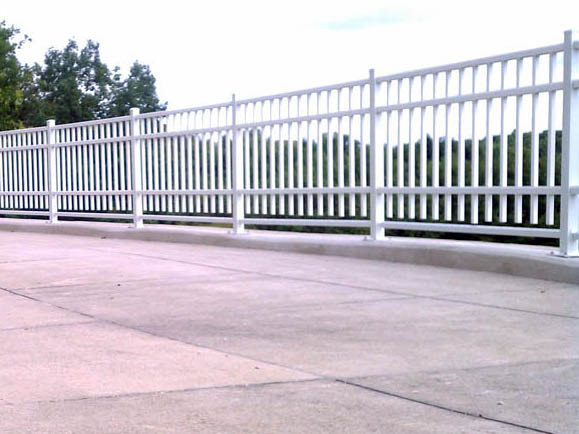 commercial fence example