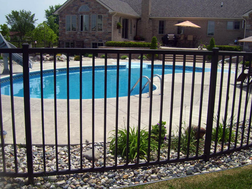 pool fence sample
